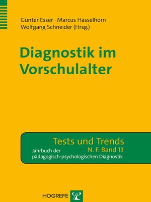 cover image of Diagnostik im Vorschulalter